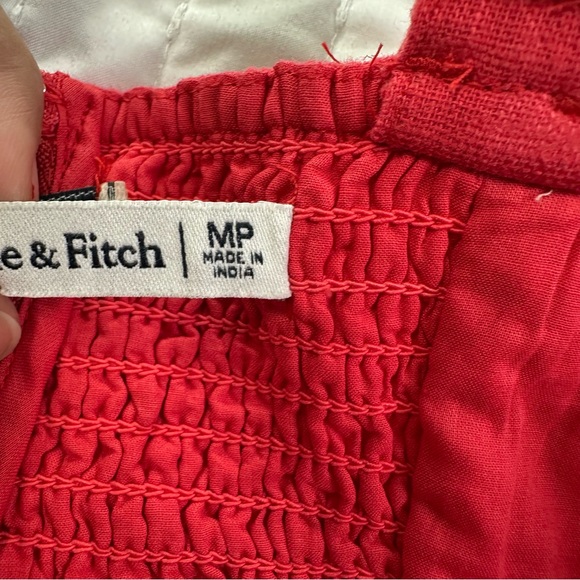 NWT Abercrombie & Fitch Linen-Blend Skort Mini Dress Size Medium - Picture 12 of 16